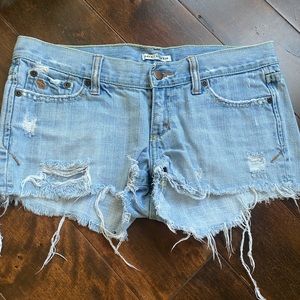 Abercrombie jean shorts